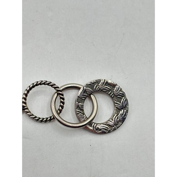 Silpada Oxidized 925 Sterling Silver Earrings On French - Picture 3 of 3